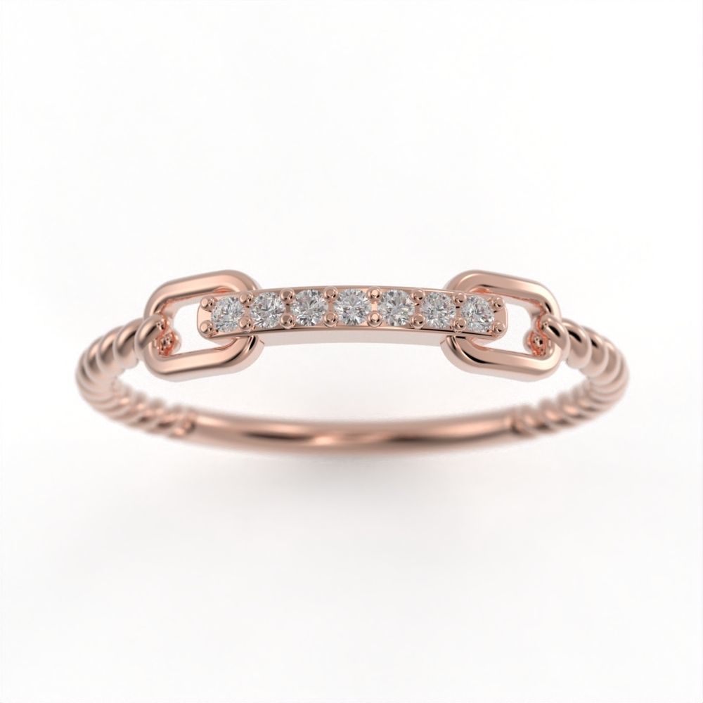Briaded wedding band ready for 3D print 3D print model_1