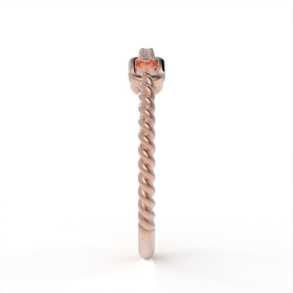 Briaded wedding band ready for 3D print 3D print model_2