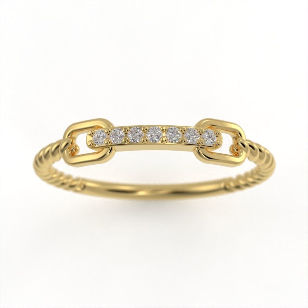 Briaded wedding band ready for 3D print 3D print model_21