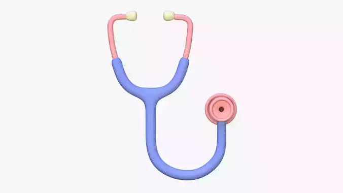 Stethoscope 3D Icon
