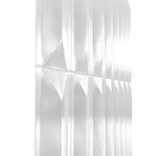 Sample-Colorplay Inflex White   Glazed Crackled  