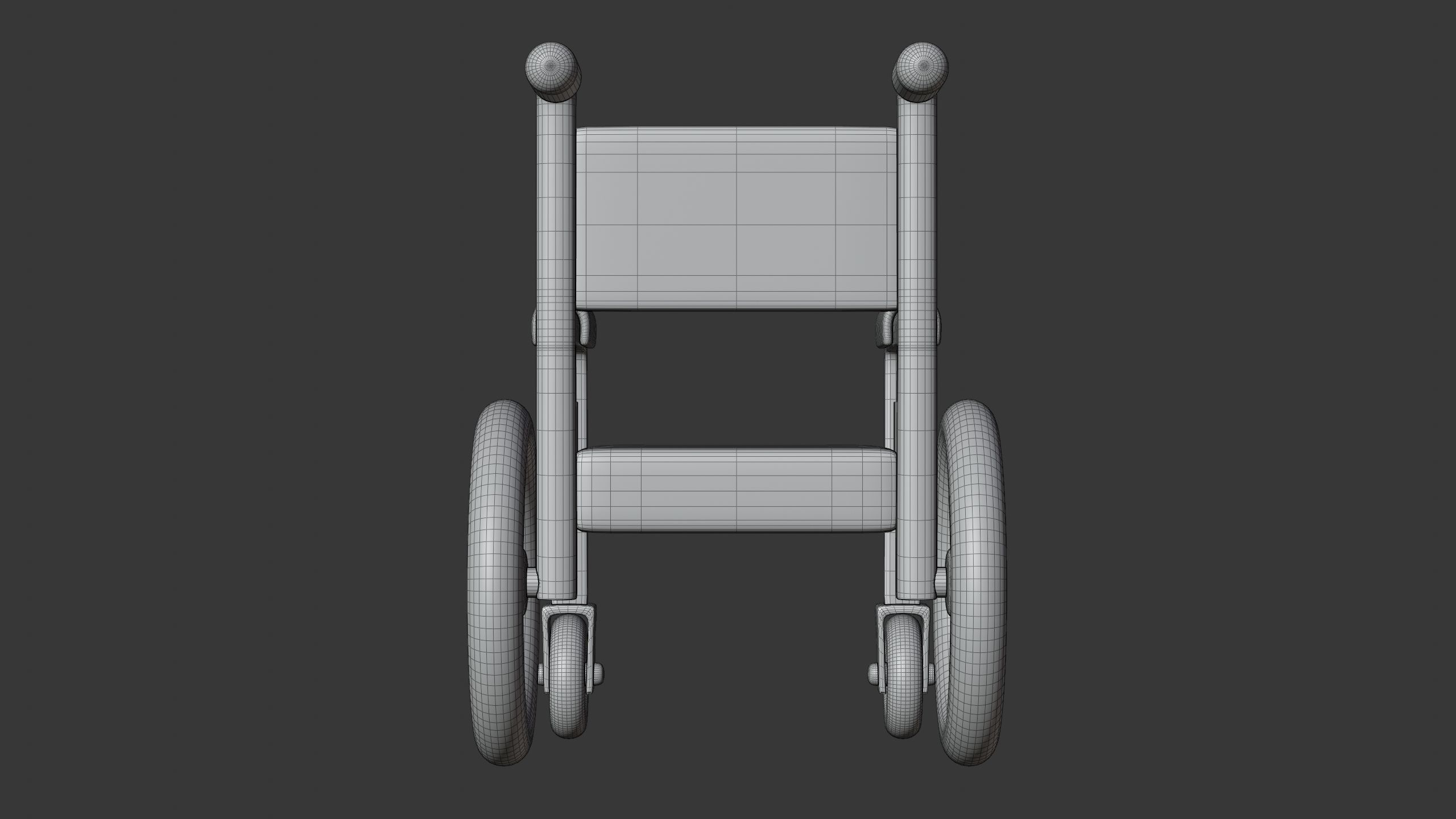 Wheelchair 3D Icon 3D model_9