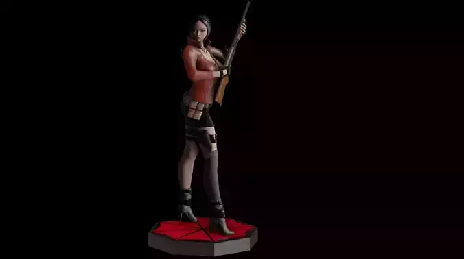 Claire Redfield Resident Evil - 1TO10 STL FILE 3D PRINT MODEL