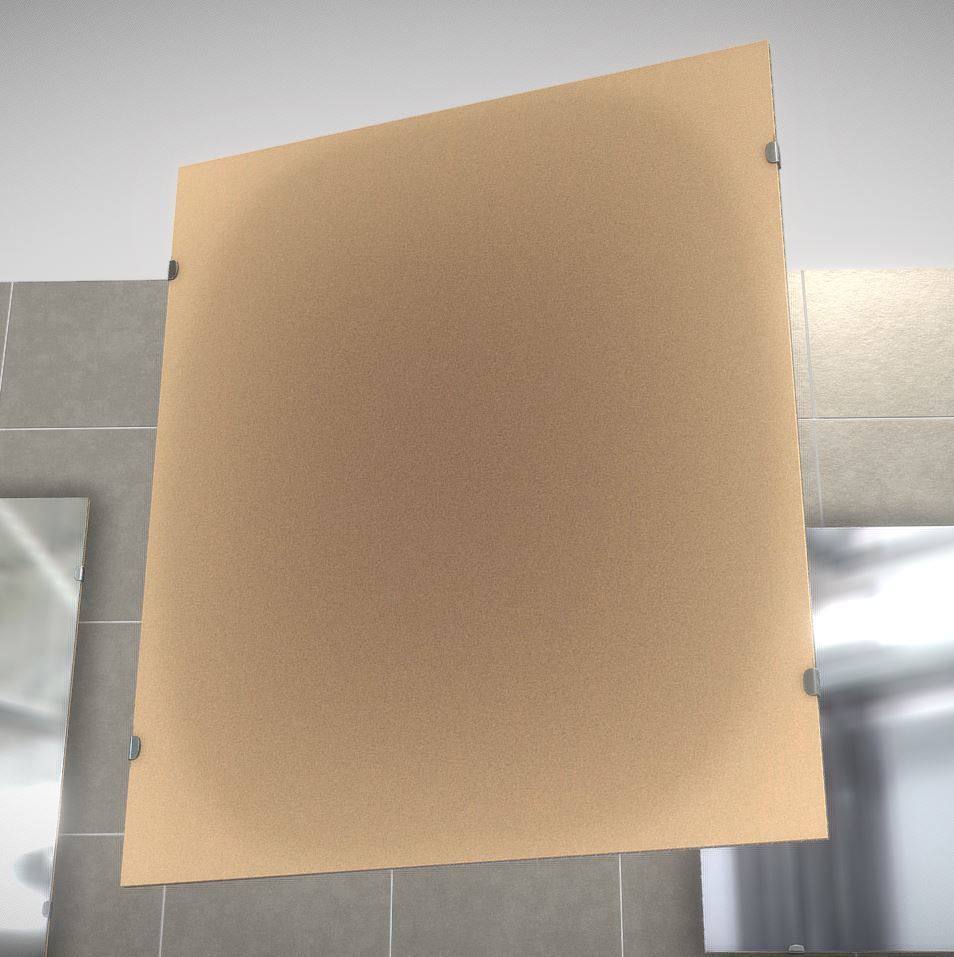 Bathroom Mirror Low-poly 3D model_11