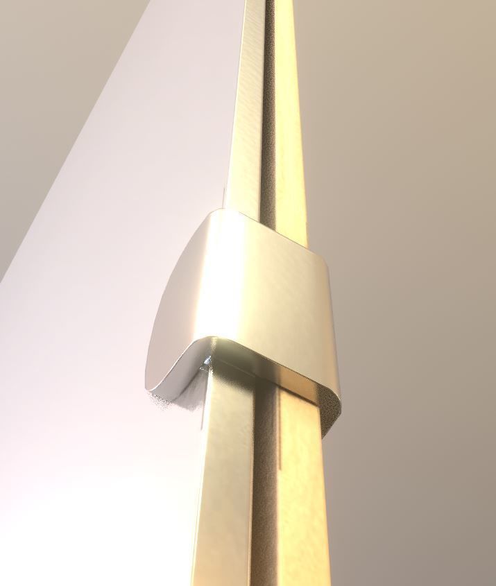 Bathroom Mirror Low-poly 3D model_3