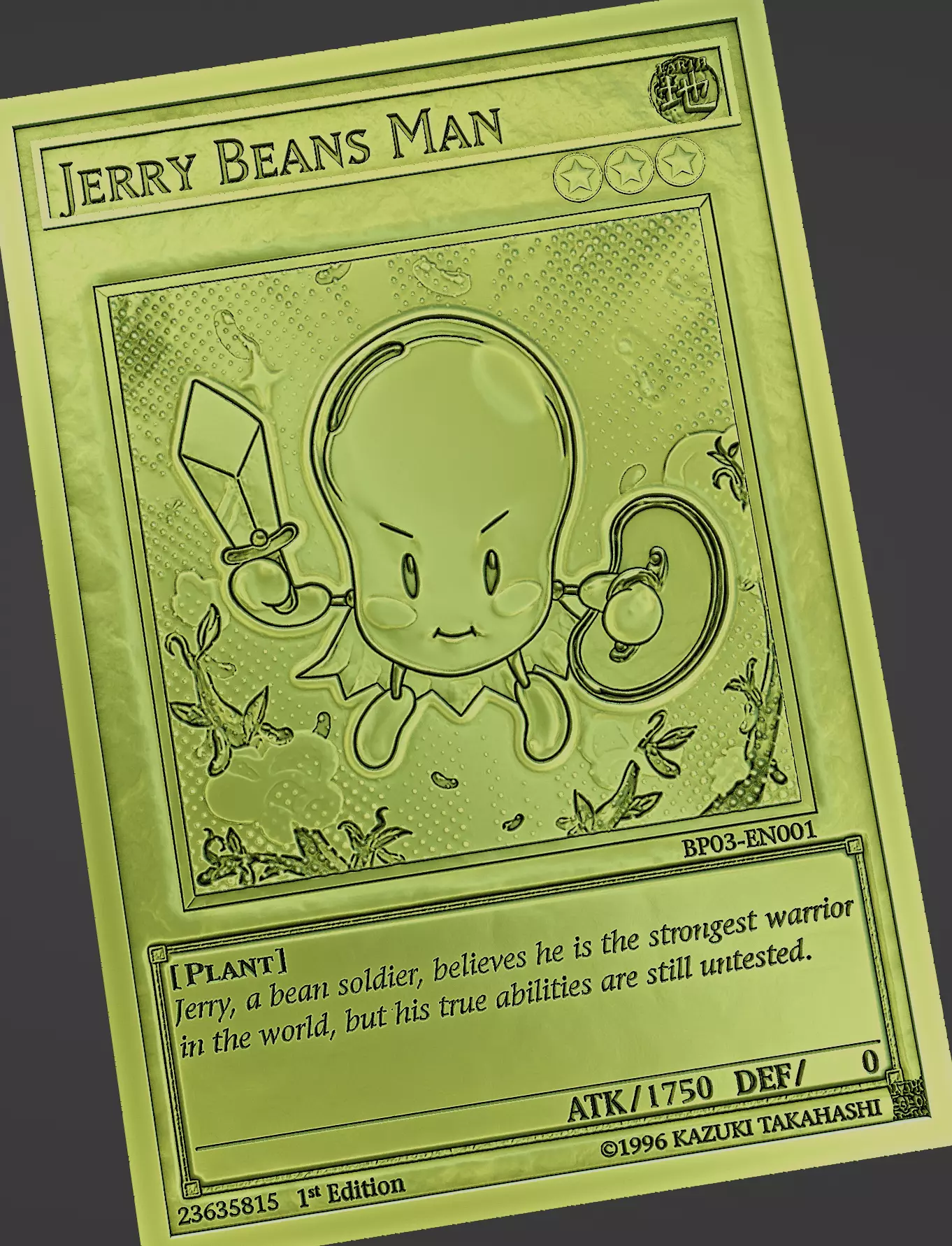 JERRY BEANS MAN - YU-GI-OH Free 3D print model