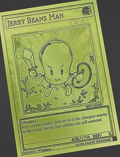 JERRY BEANS MAN - YU-GI-OH Free 3D print model