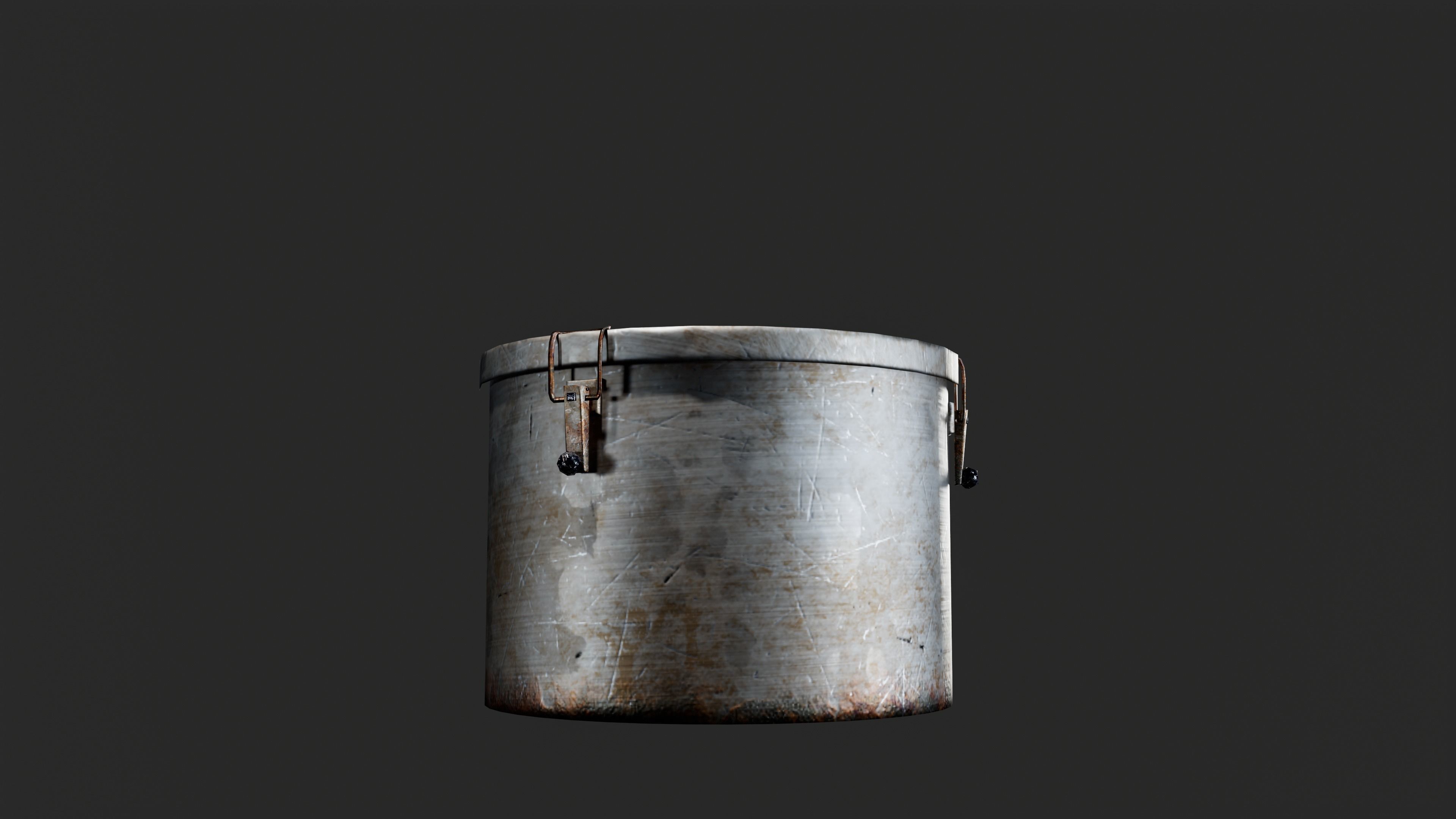 MILITARY - Container 02 - LOW POLY Low-poly 3D model_11