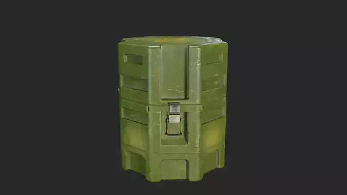 MILITARY - Container 02 - LOW POLY