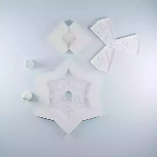 Arabic-style ceiling details