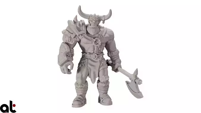 Orc GRUNT Standing 3D print model