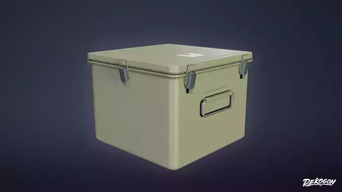 MILITARY - Container 04 - LOW POLY