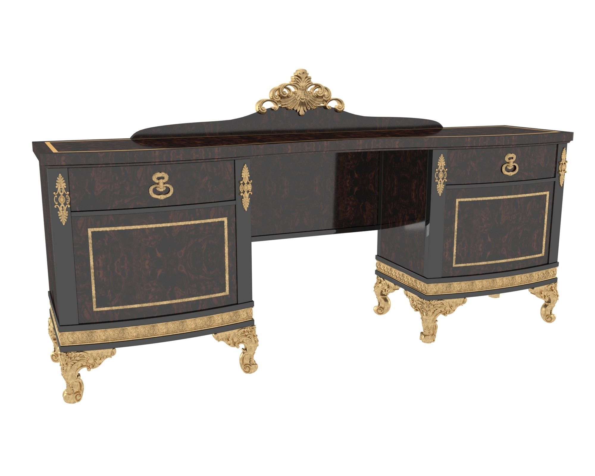 Mariner - DRESSING TABLE 3D model 3D model_1