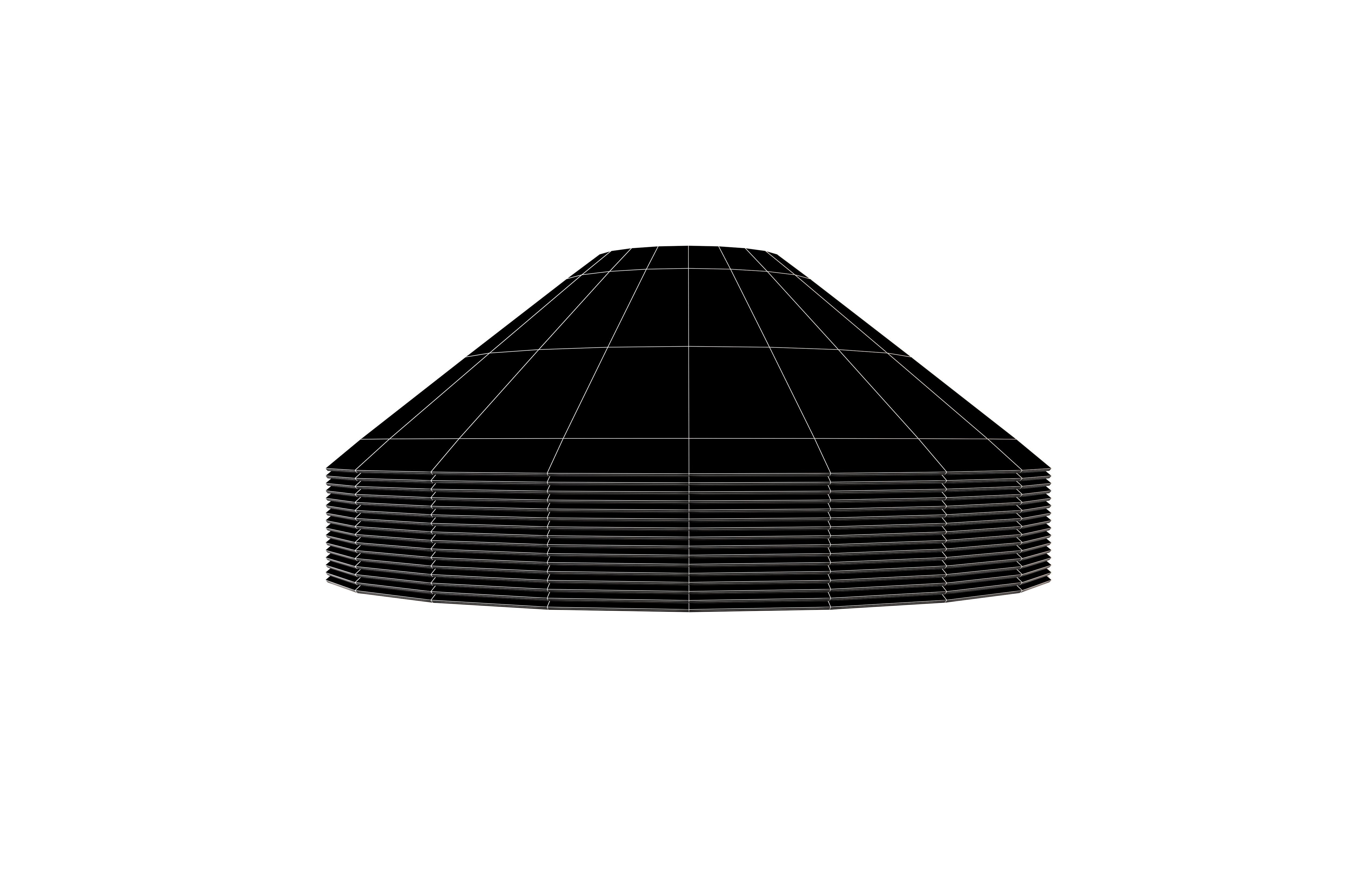 Pile of Soccer Cones v1 002 Low-poly 3D model_4