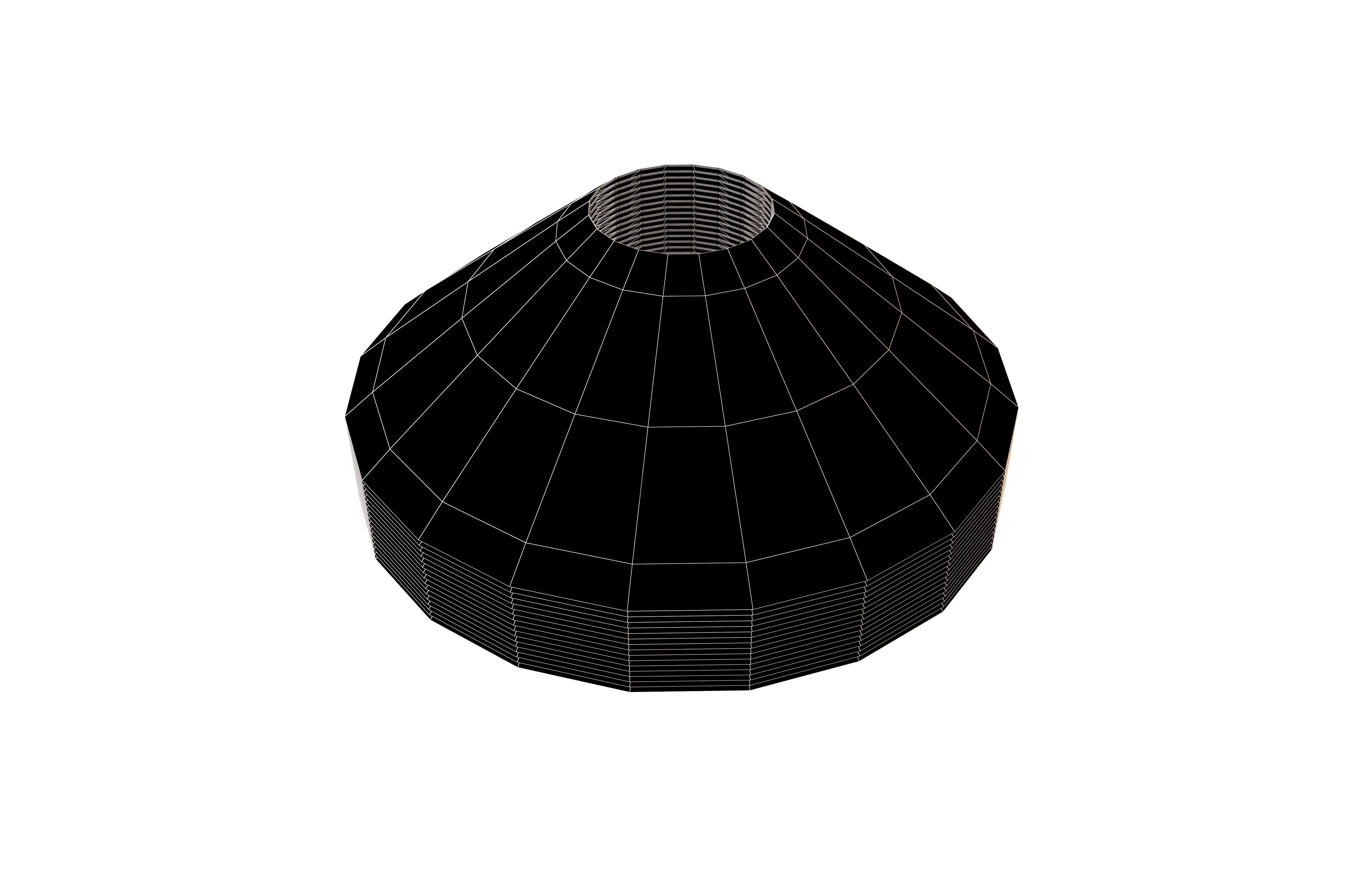 Pile of Soccer Cones v1 002 Low-poly 3D model_7