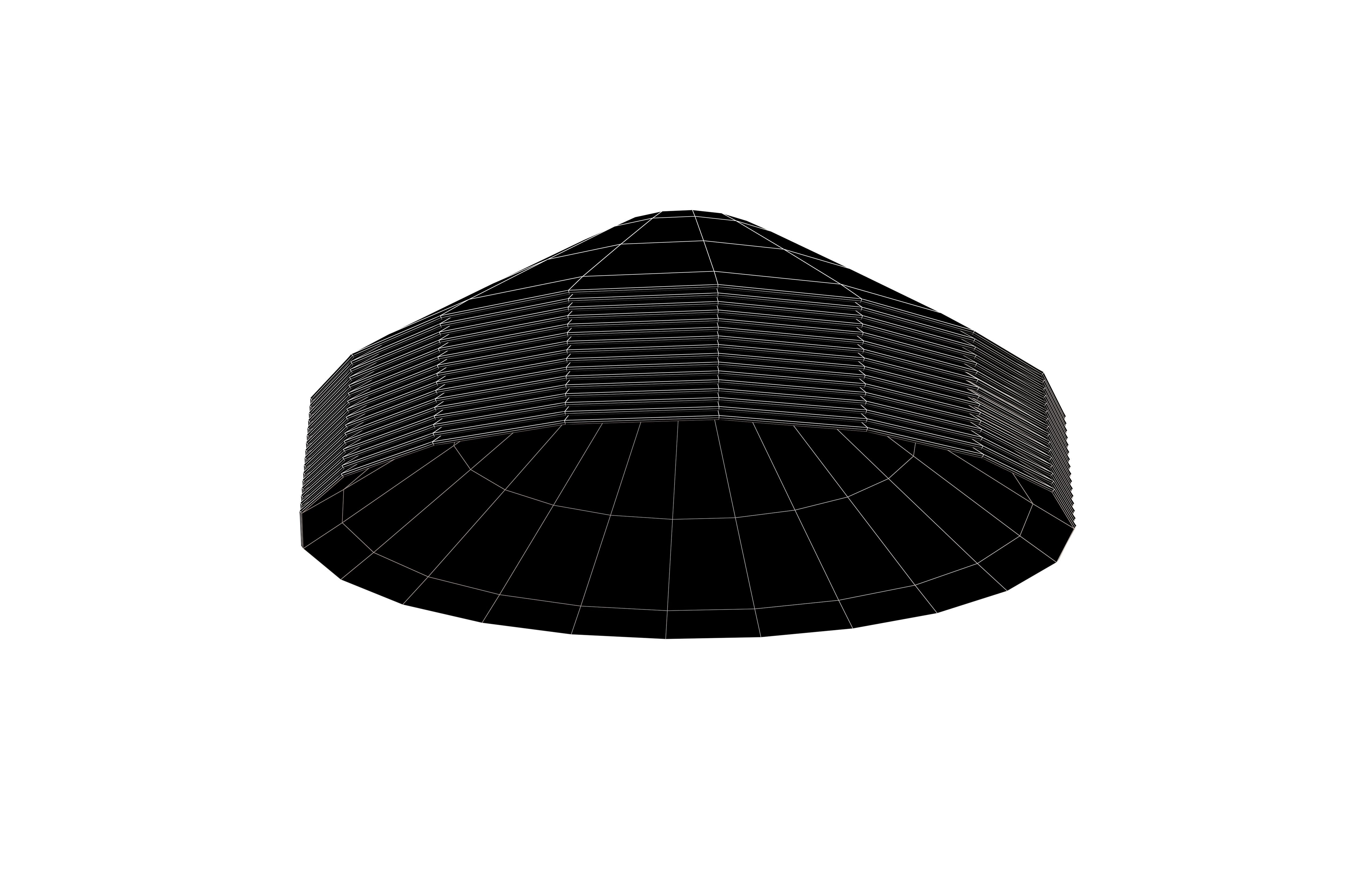 Pile of Soccer Cones v1 002 Low-poly 3D model_5