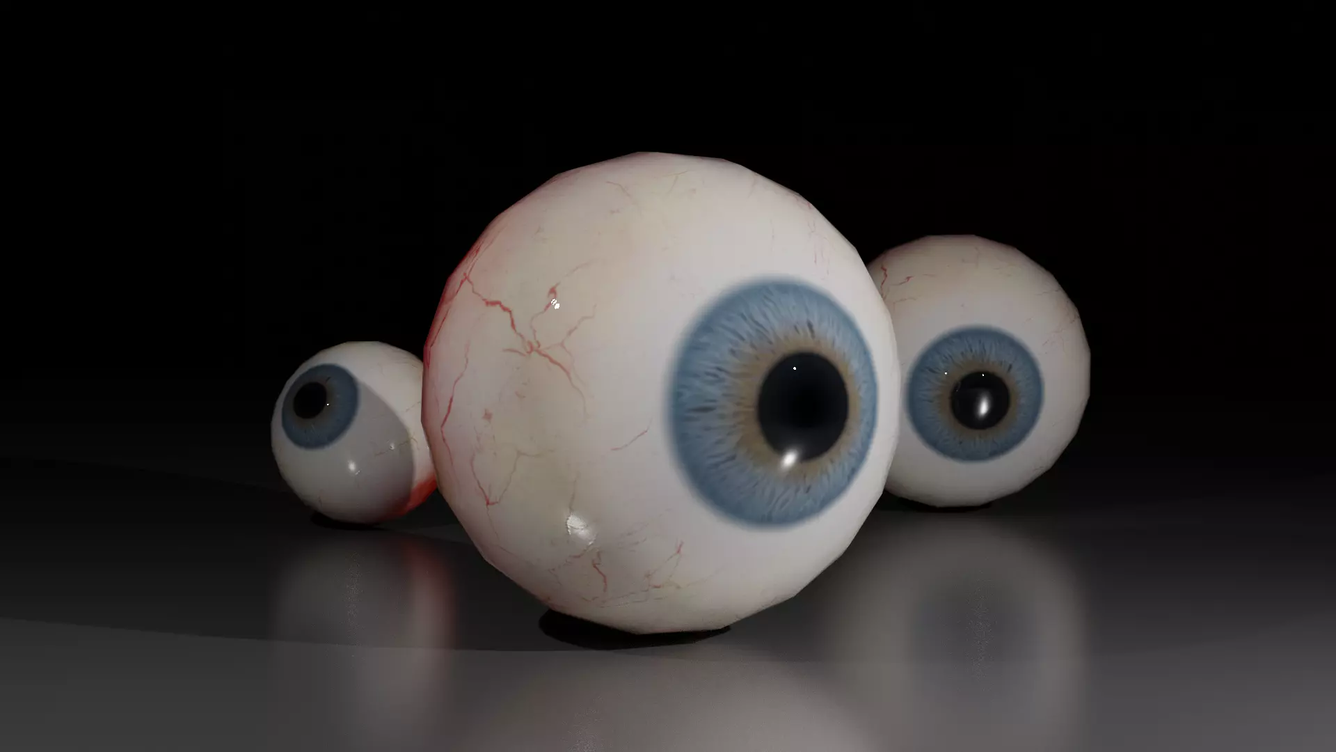 Realistic 3D Eye Model 3D model_0