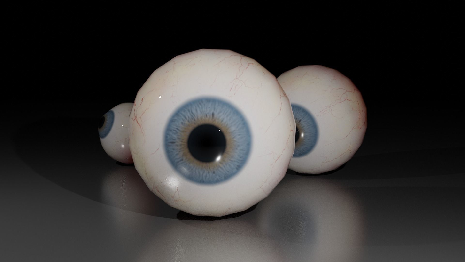 Realistic 3D Eye Model 3D model_4