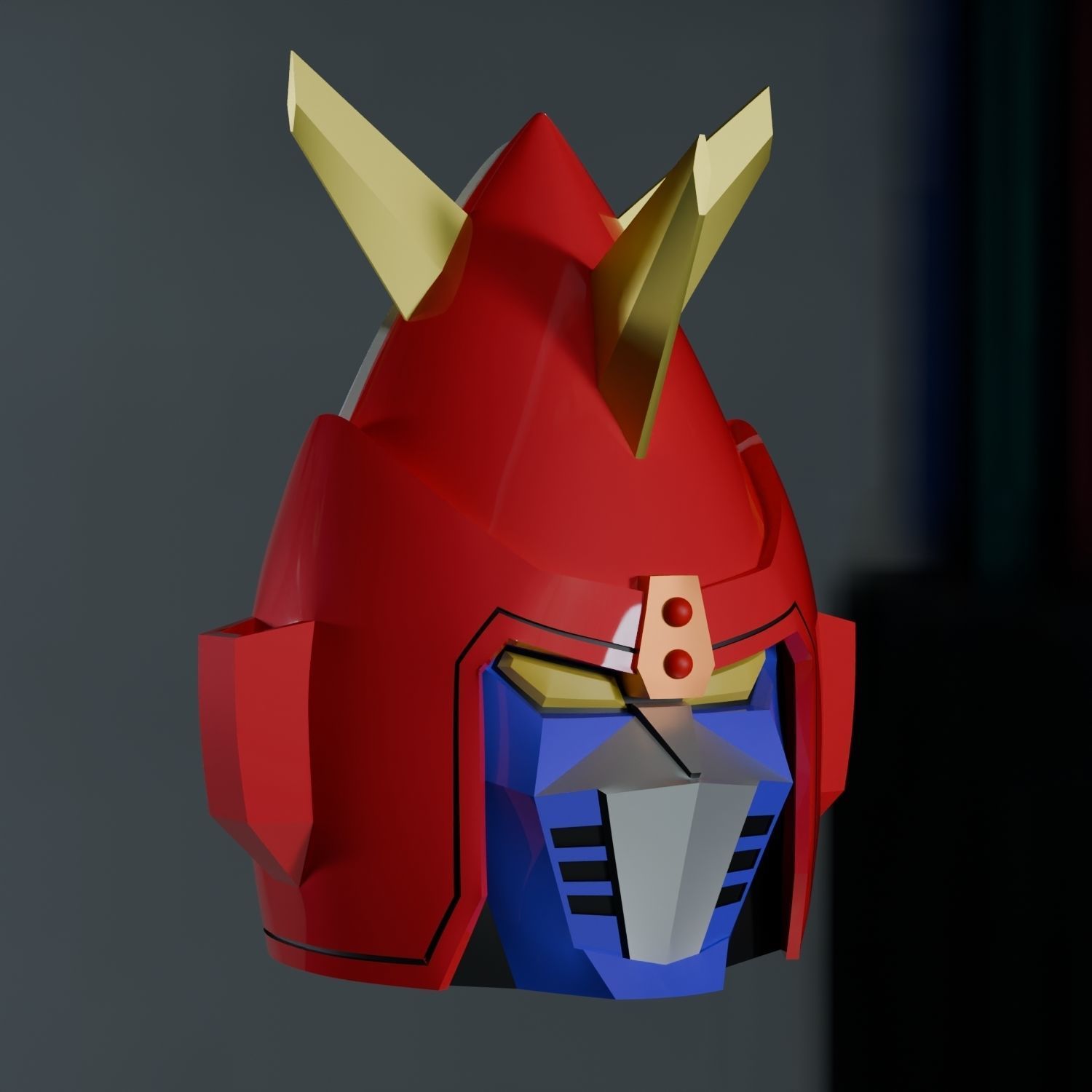 Choudenji Machine Voltes V Classic Anime Helmet Wearable 3D print model_1