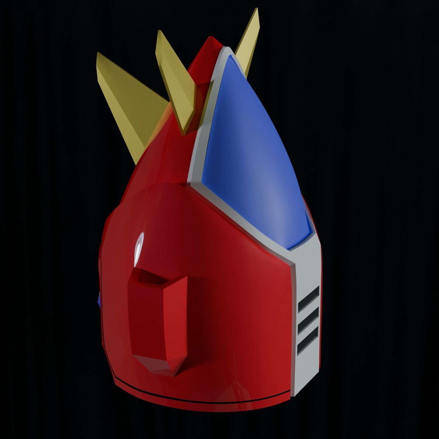 Choudenji Machine Voltes V Classic Anime Helmet Wearable 3D print model_5