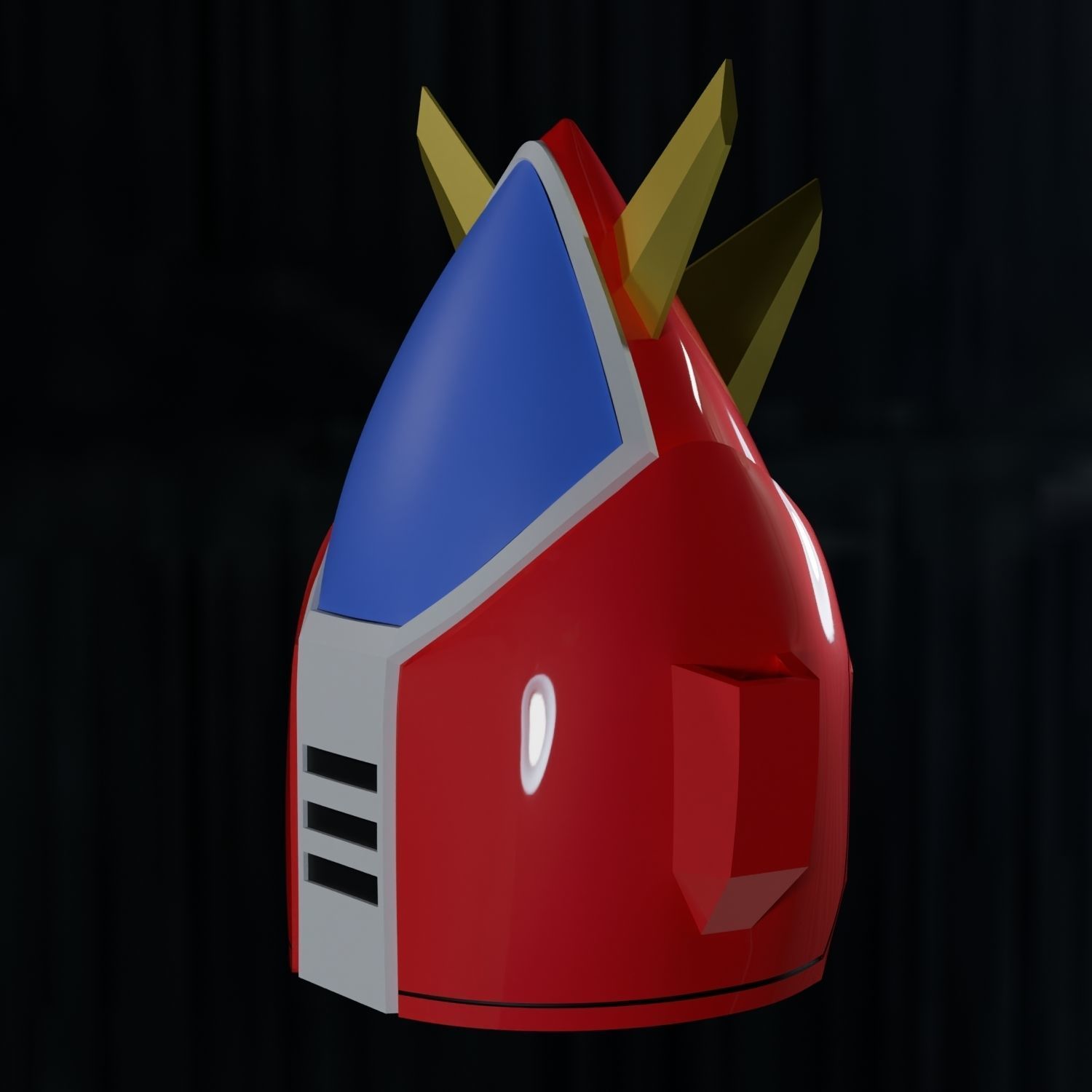 Choudenji Machine Voltes V Classic Anime Helmet Wearable 3D print model_3