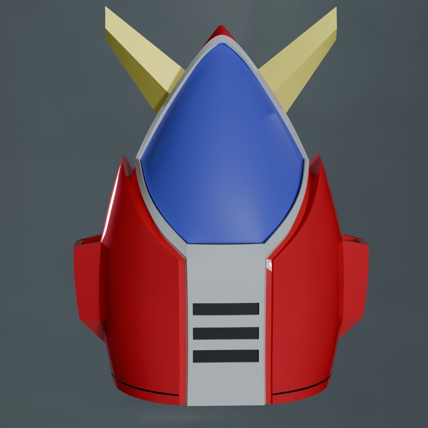 Choudenji Machine Voltes V Classic Anime Helmet Wearable 3D print model_4