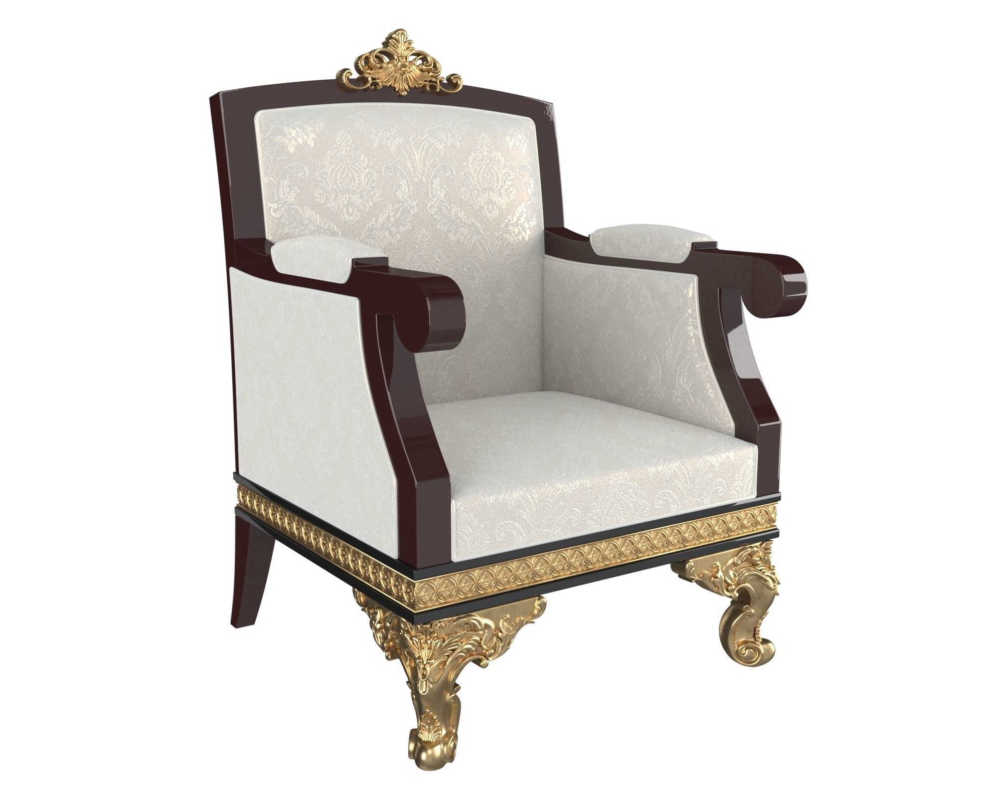 Mariner - EASY CHAIR VOLGA 3D model 3D model_2