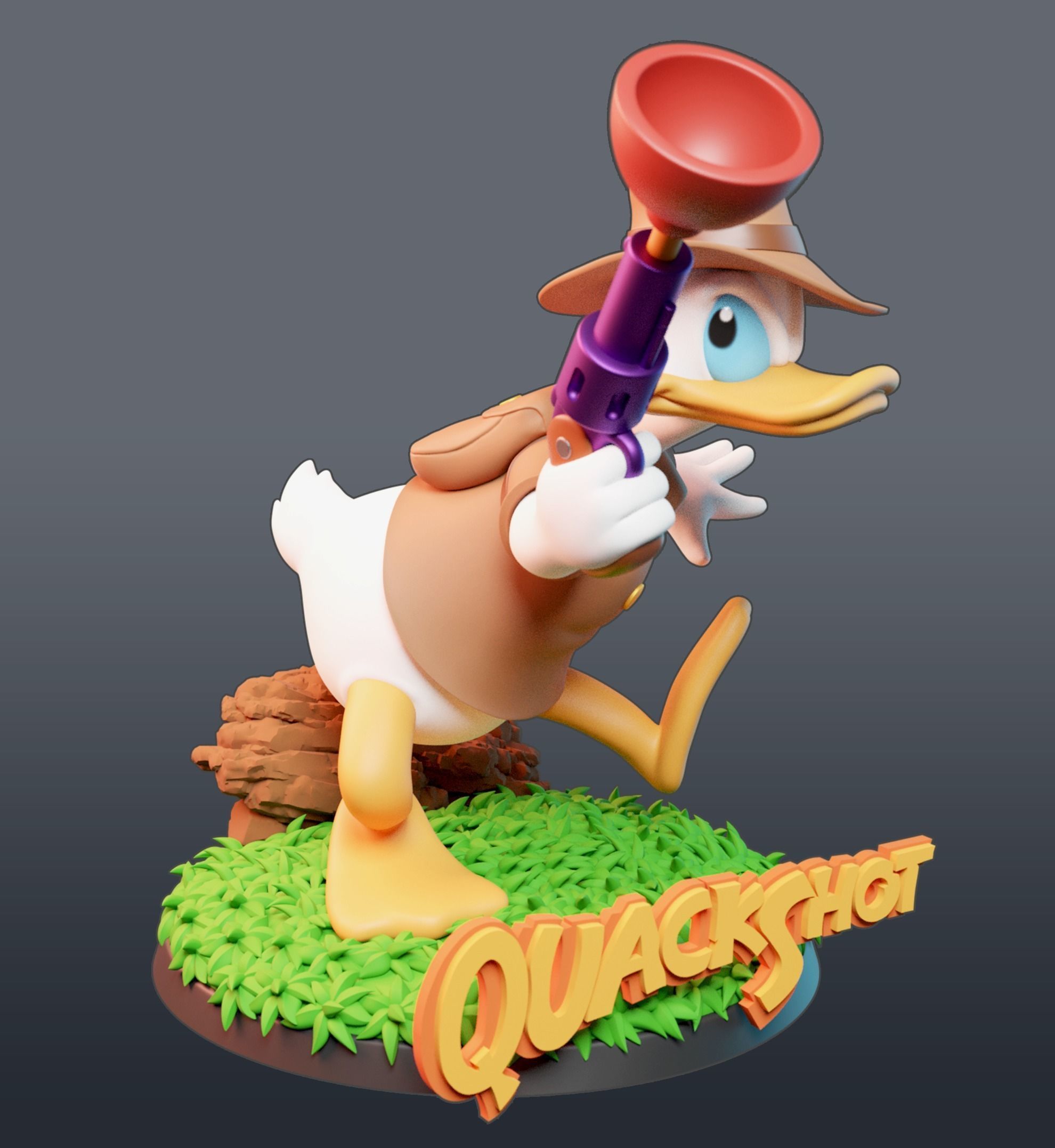 QuackShot - Donald Duck 3D print model_1