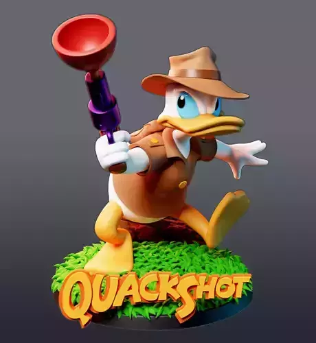 QuackShot - Donald Duck 3D print model