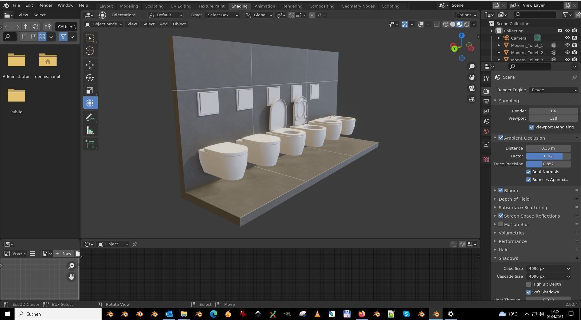 Bathroom Interior Package 5 3D Model Collection_53