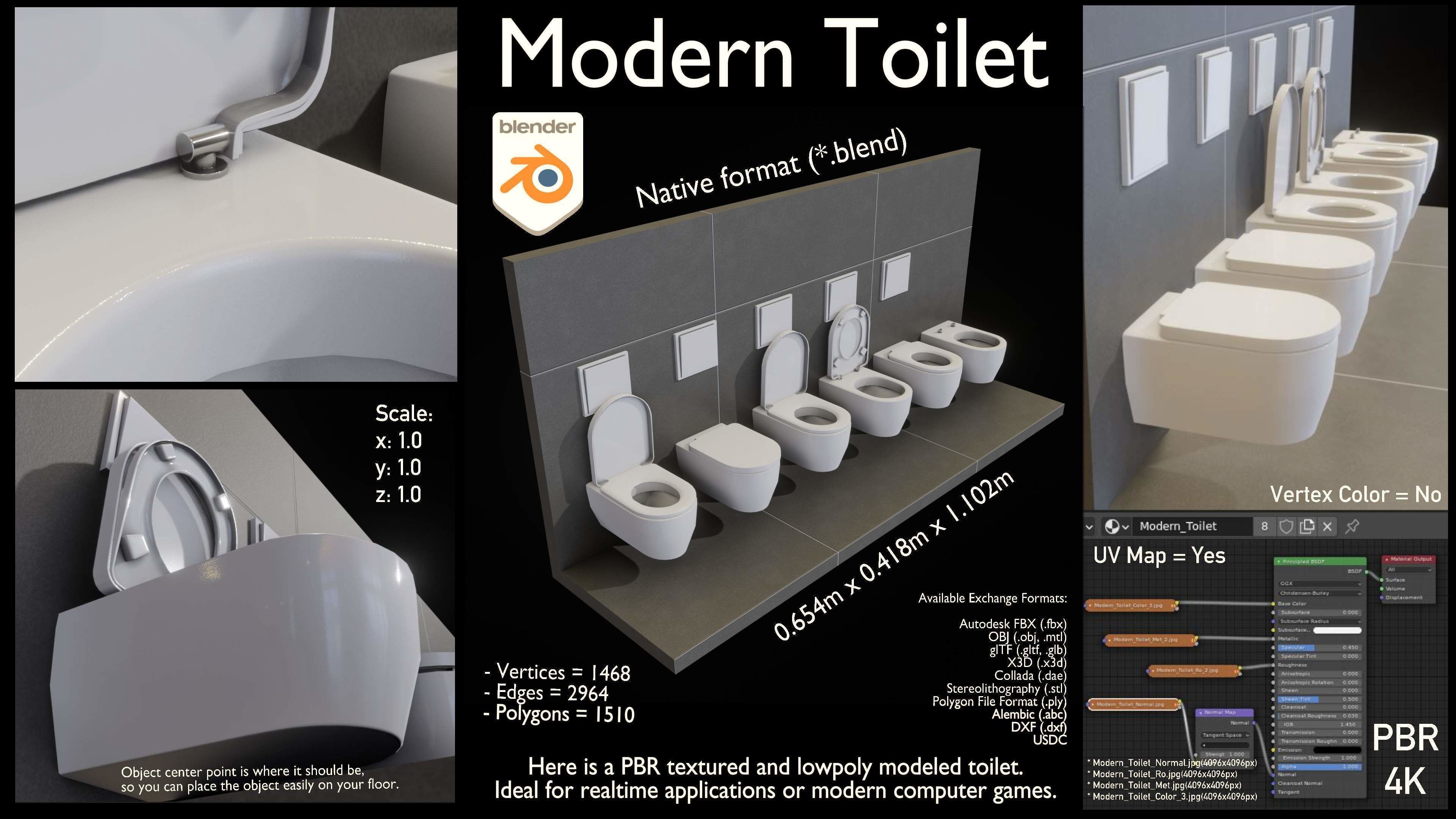 Bathroom Interior Package 5 3D Model Collection_44