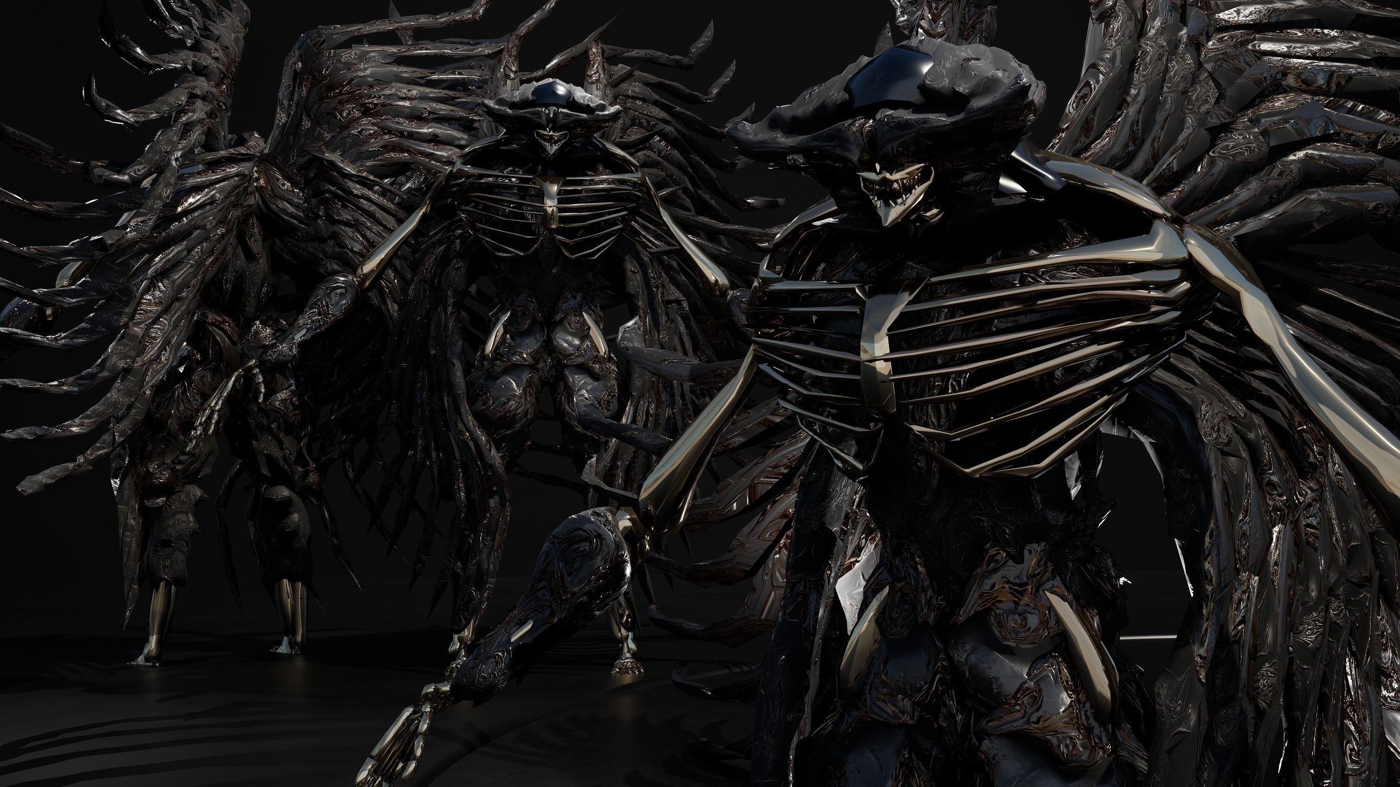 Skull Kings Souls Pack 4 Low-poly 3D model_2