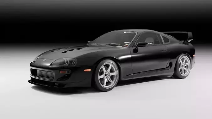 Realistic 3D Model of a Toyota Supra MK 4 3D model