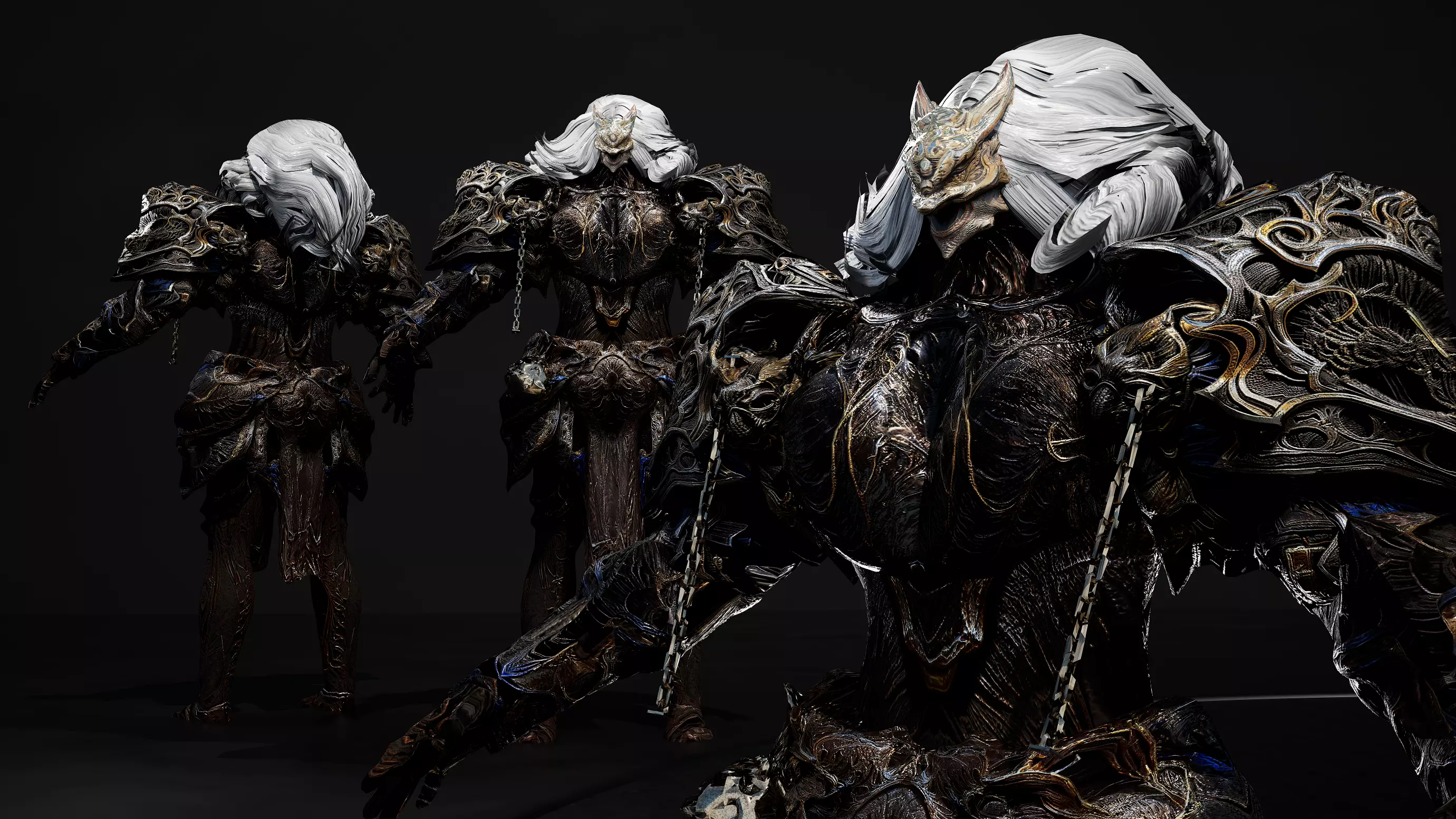 he Forgotten  Souls Pack 2 Low-poly 3D model_0