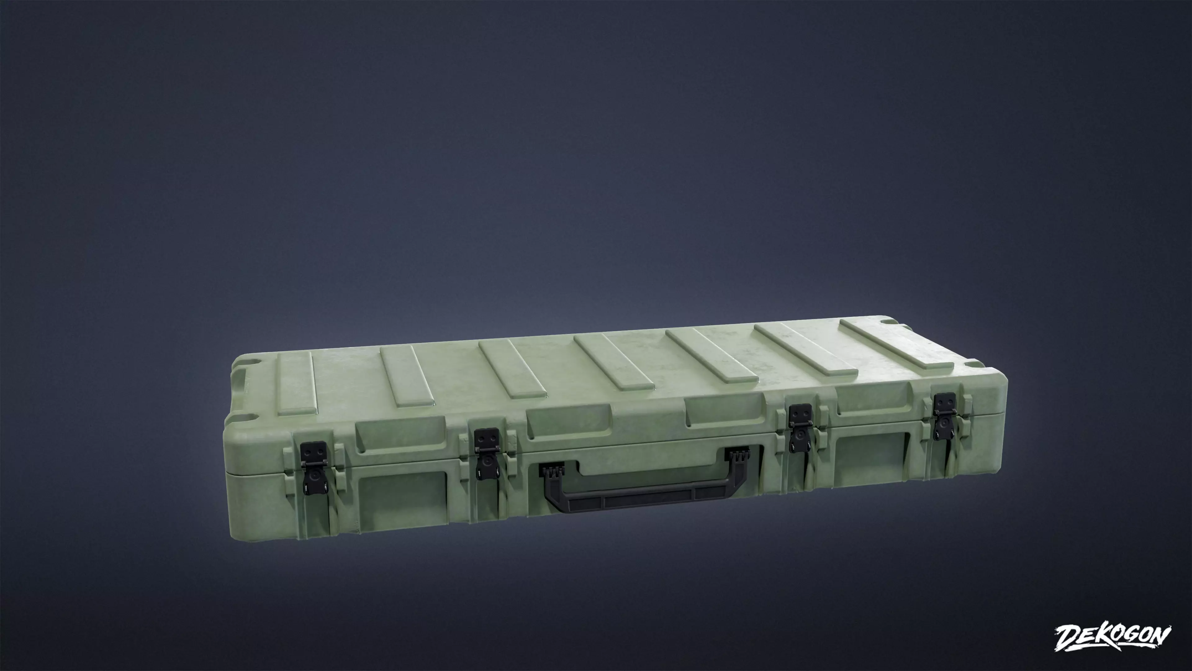 MILITARY - Container 06 - LOW POLY Low-poly 3D model