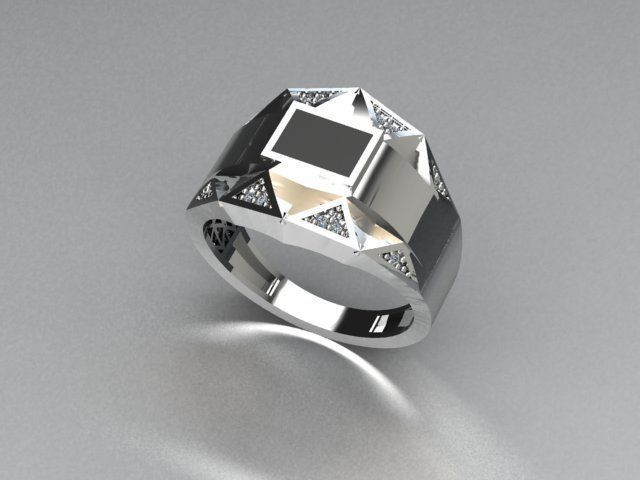 men ring 3D print model_1
