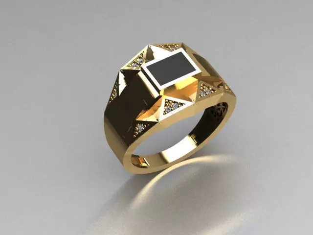men ring 3D print model_0