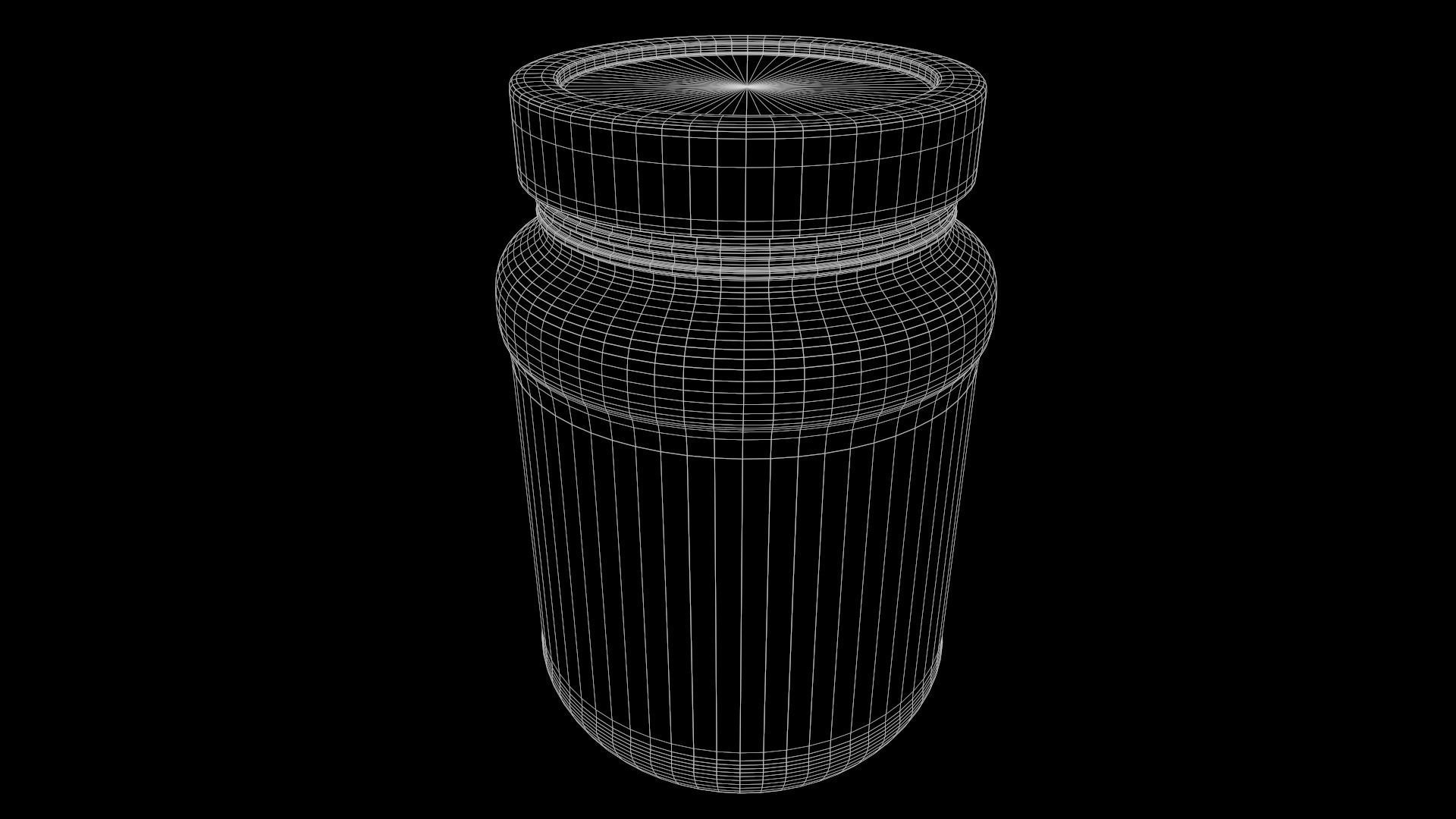 Other sweets-Peanut Butter-PBR GAME READY Low-poly 3D model_3