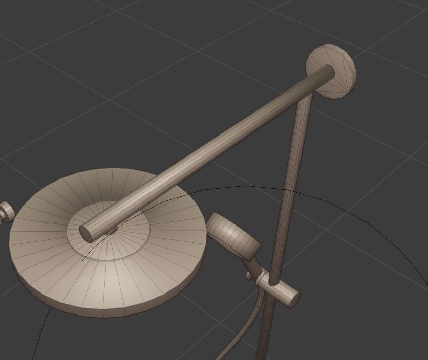 Modern Shower Low-poly 3D model_18