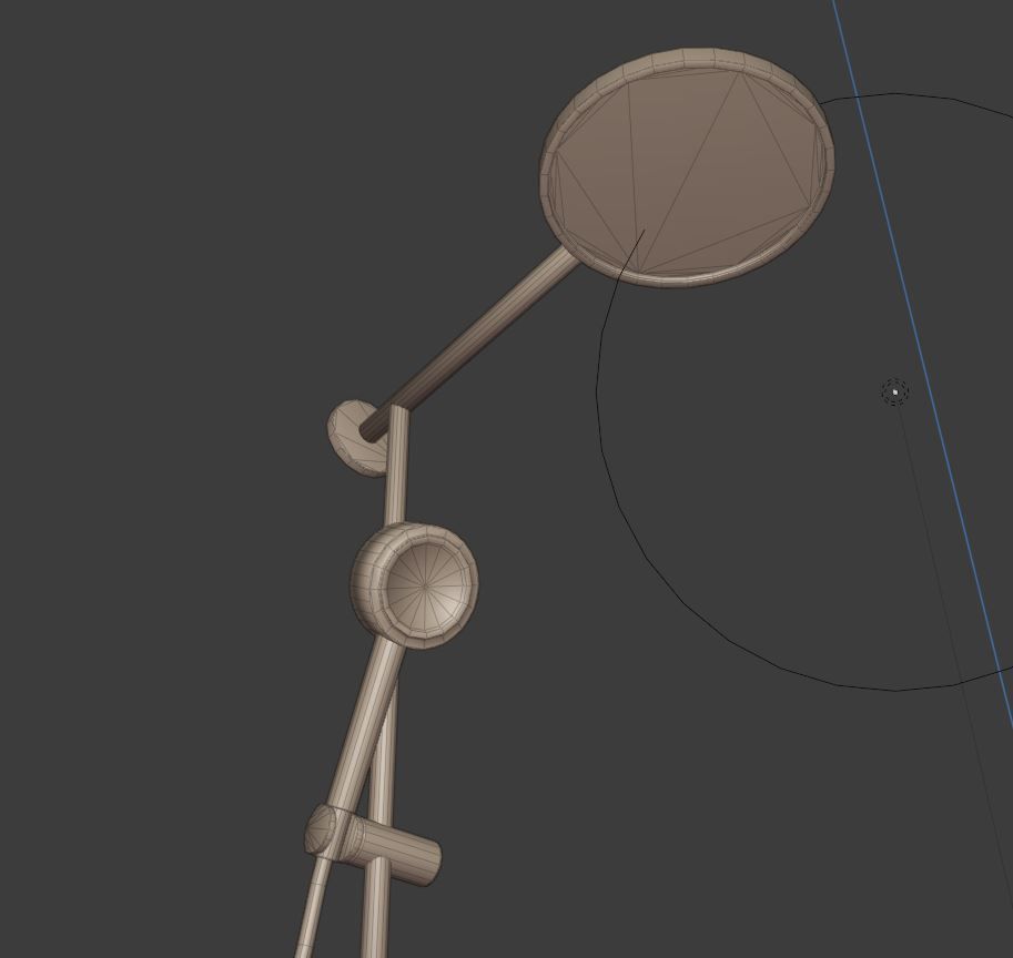 Modern Shower Low-poly 3D model_19