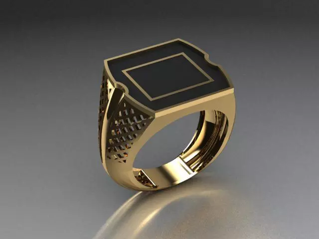 men ring 3D print model_0