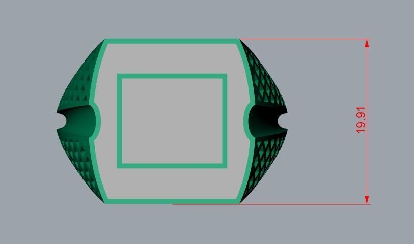 men ring 3D print model_5