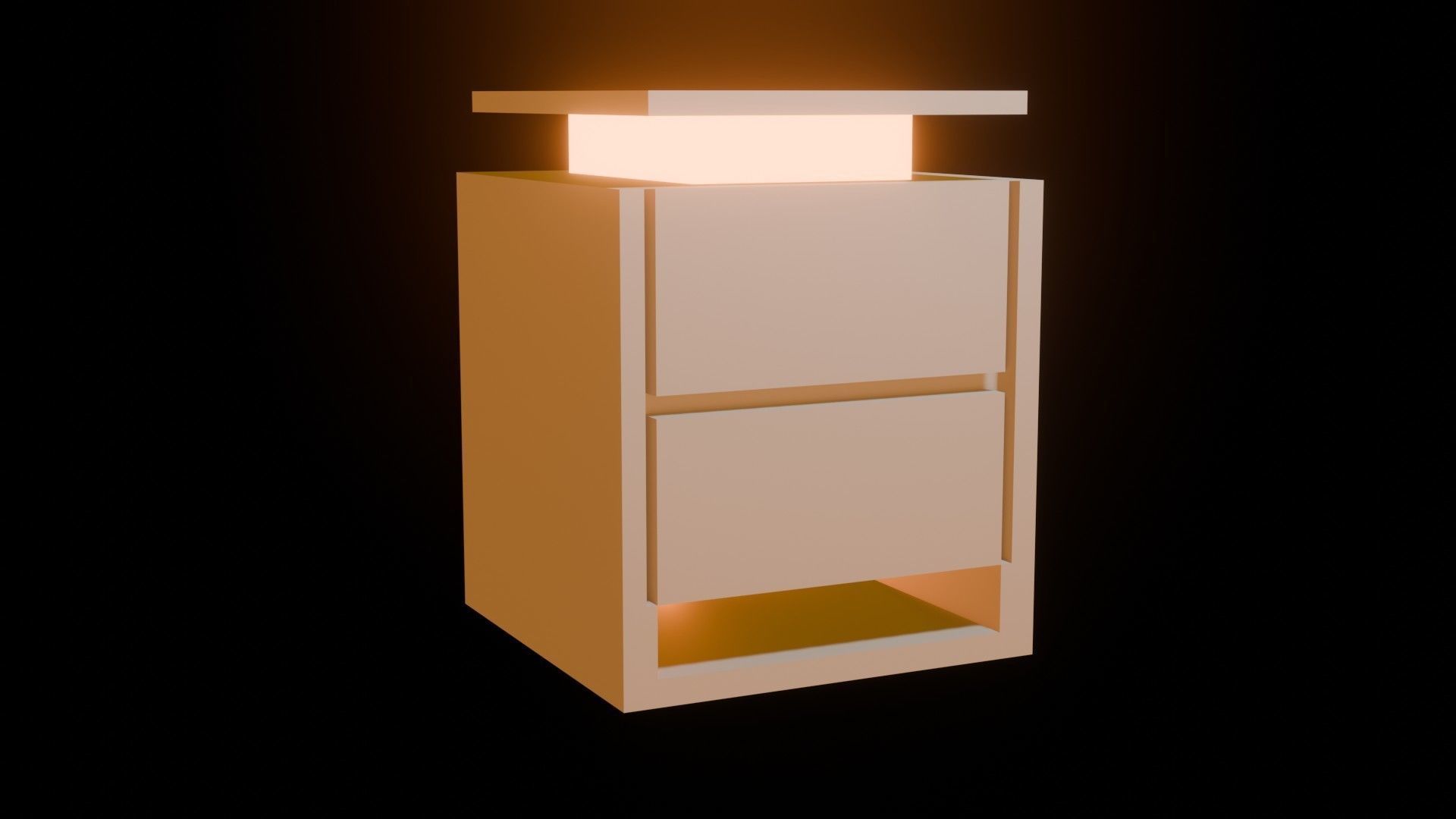 The comfortable furniture in bedroom 3D model 3D model_3