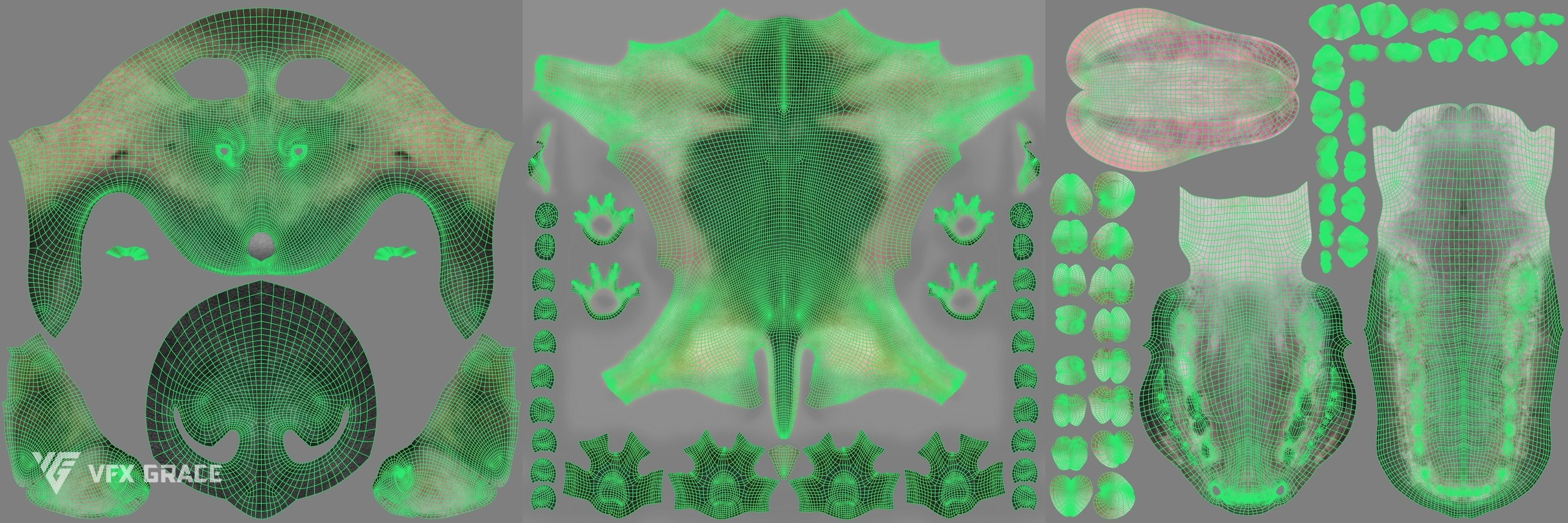 German Shepherd Rig - MAYA 3D model_17