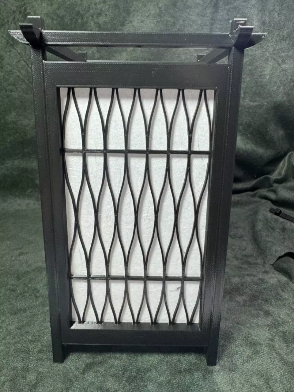 Kumiko Japanese Shoji Lantern - Nawame 3D print model_0