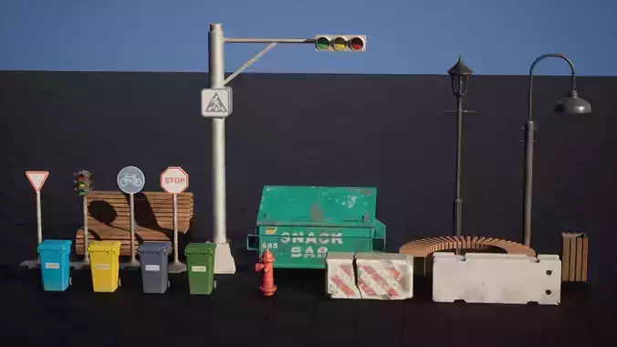 Game ready Street Props