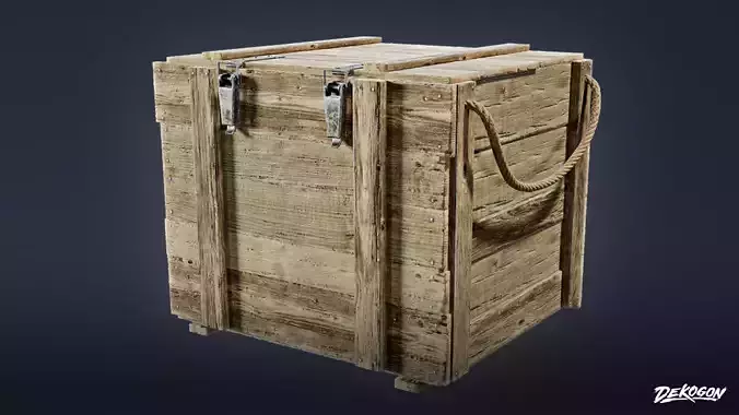 MILITARY - Crate 01 - LOW POLY