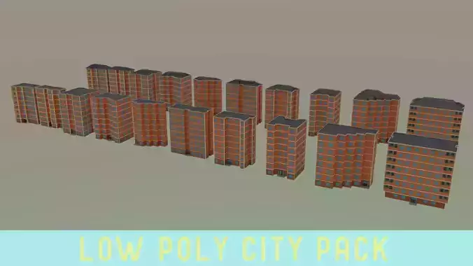 Low Poly City Pack - V1