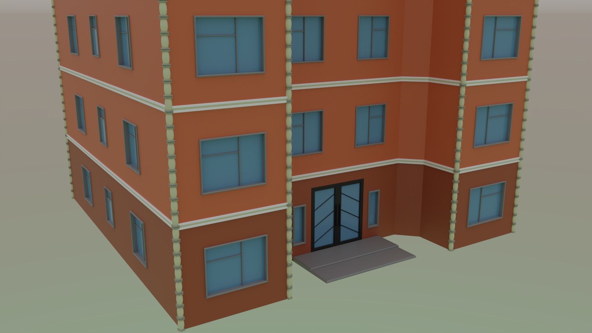 Low Poly City Pack - V1 Low-poly 3D model_8