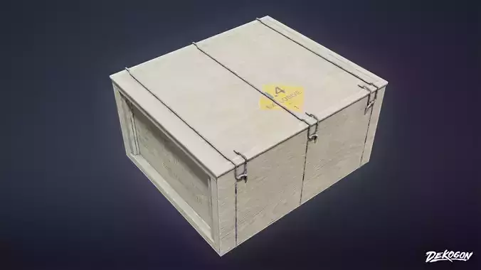 MILITARY - Crate 02 - LOW POLY
